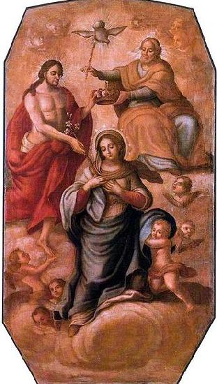 Jose Joaquim da Rocha Coronation of Our Lady oil painting image